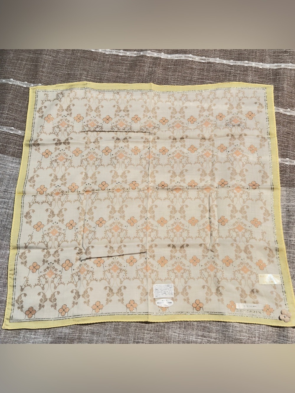 Anteprima  #010 Japanese  brand Floral Cotton Blend Scarf /handkerchief